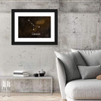 Cancer Zodiac Constellation Wall Art