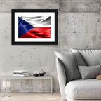 Czech Republic Flag Wall Art