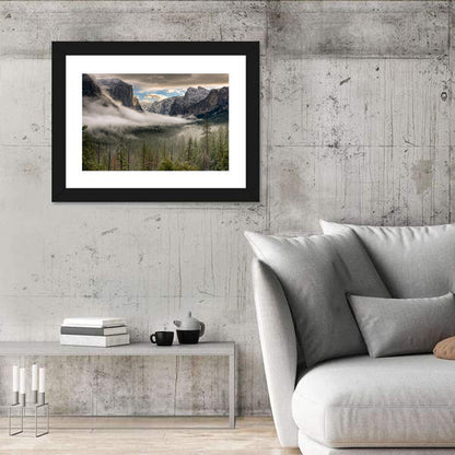 Misty Yosemite Valley Wall Art
