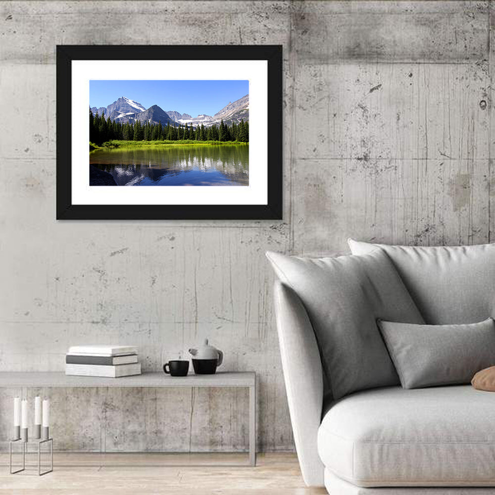 Swift Current Lake Reflection Wall Art