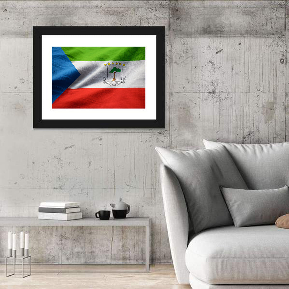 Equatorial Guinea Flag Wall Art