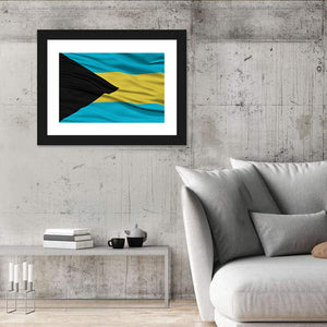 Bahamas Waving Flag Wall Art