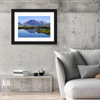 Glacier National Park Lake Reflection Wall Art