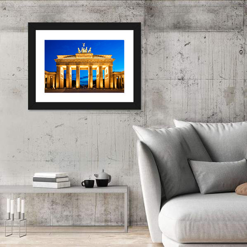 Brandenburg Gate In Berlin Wall Art