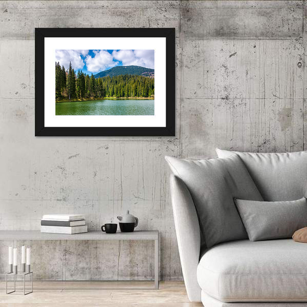 Synevir Mountain Lake Wall Art