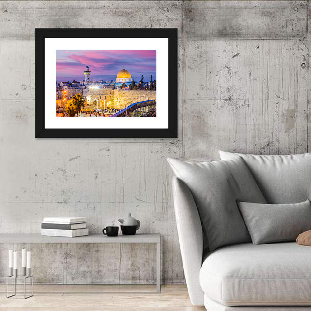 Temple Mount and Western , Jerusalem Wall Art