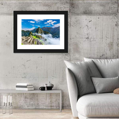 Machu Picchu Among Mountain Clouds Wall Art
