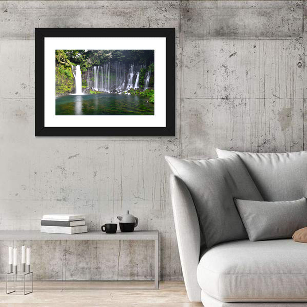 Shiraito Falls Wall Art in a room, landscape