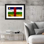 Central African Republic Flag Wall Art