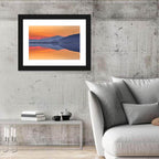 Swat River Sunset Reflection Wall Art