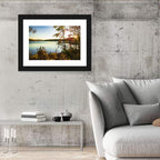 Lake Scranton Autumn Sunset Wall Art