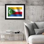 Comoros National Flag Wall Art
