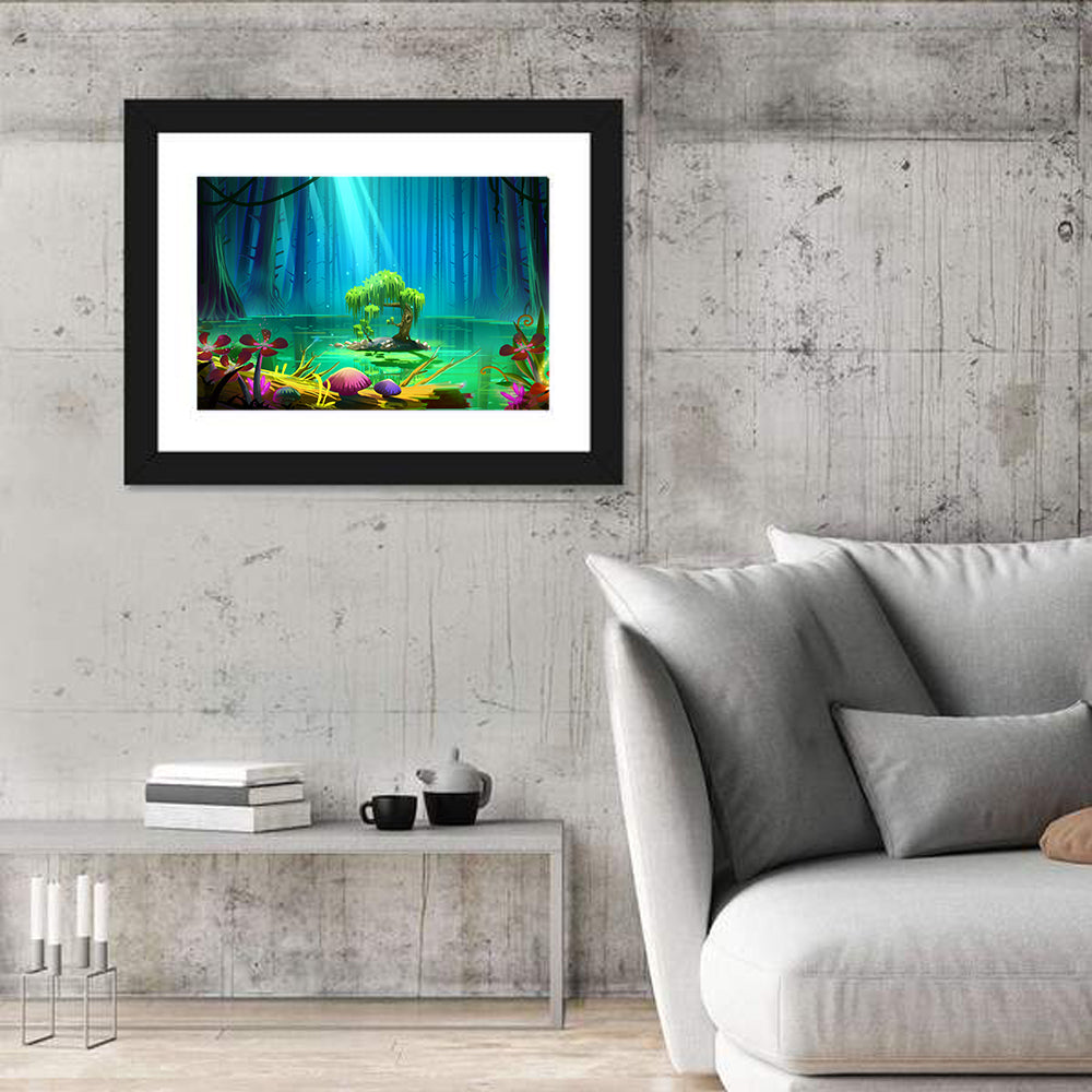 Enchanted Willow Island Wall Art