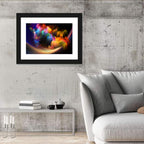 Fractal Music Nebula Wall Art