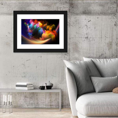 Fractal Music Nebula Wall Art