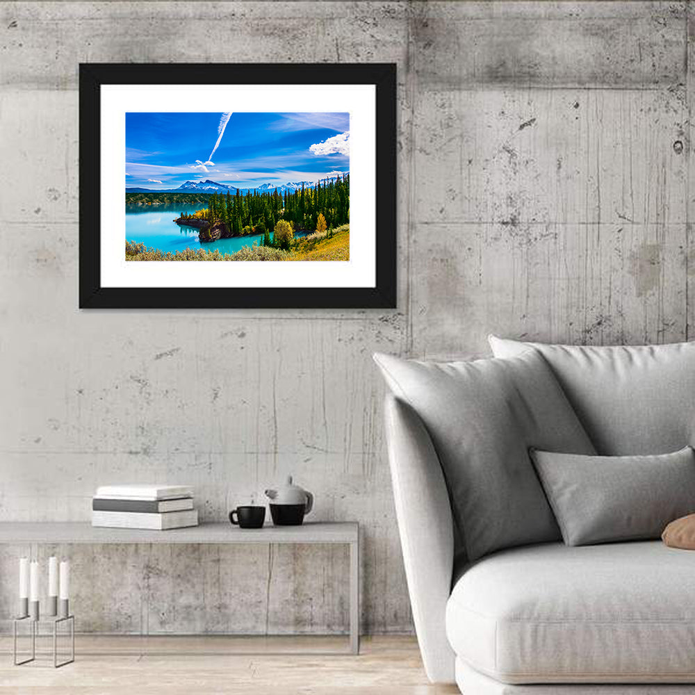 Abraham Lake Shoreline Wall Art