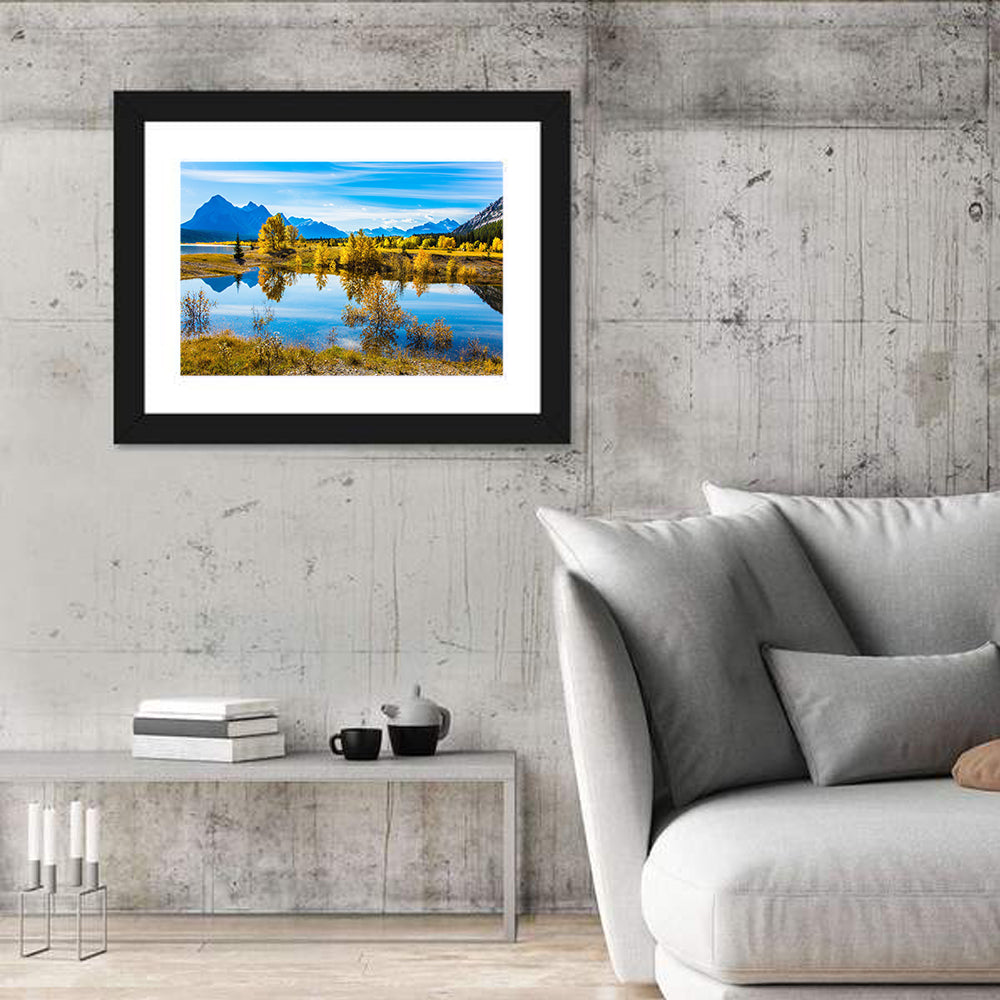 Abraham Lake Reflection, Canadian Rockies Wall Art