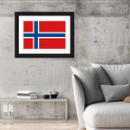 Norwegian Flag Graphic Wall Art