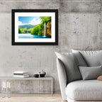 Plitvice Lakes Waterfall Wall Art