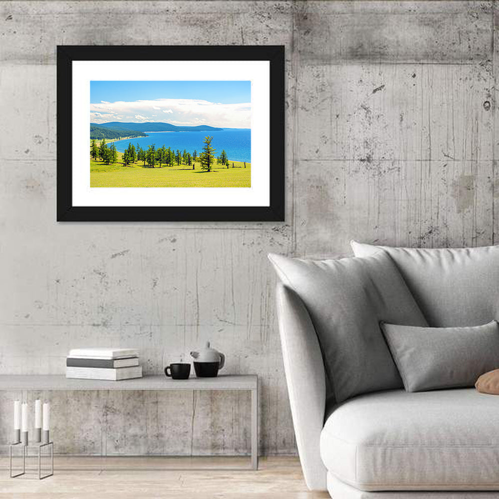 Lake Hovsgol, Mongolia Wall Art in a room, landscape