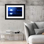 Loving Couple Under Moonlight Wall Art