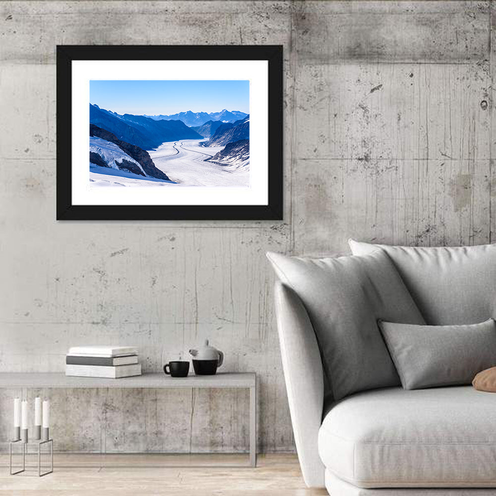 Aletsch Glacier Swiss Alps Wall Art