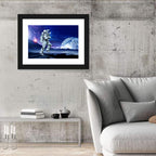 Running Astronaut Wall Art