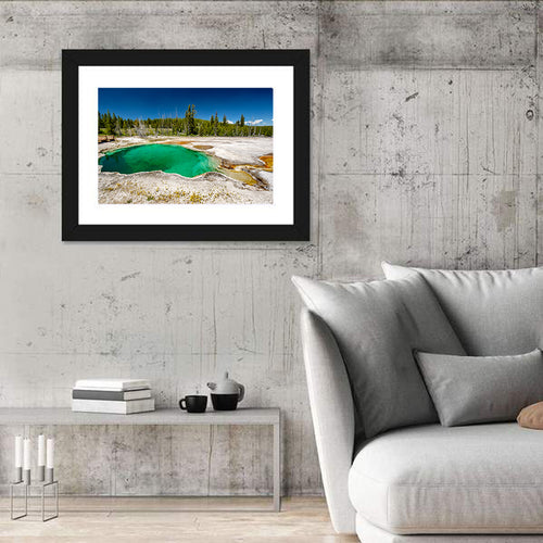 Abyss Pool in Yellowstone Wall Art