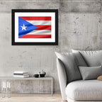 Flag of Puerto Rico Wall Art