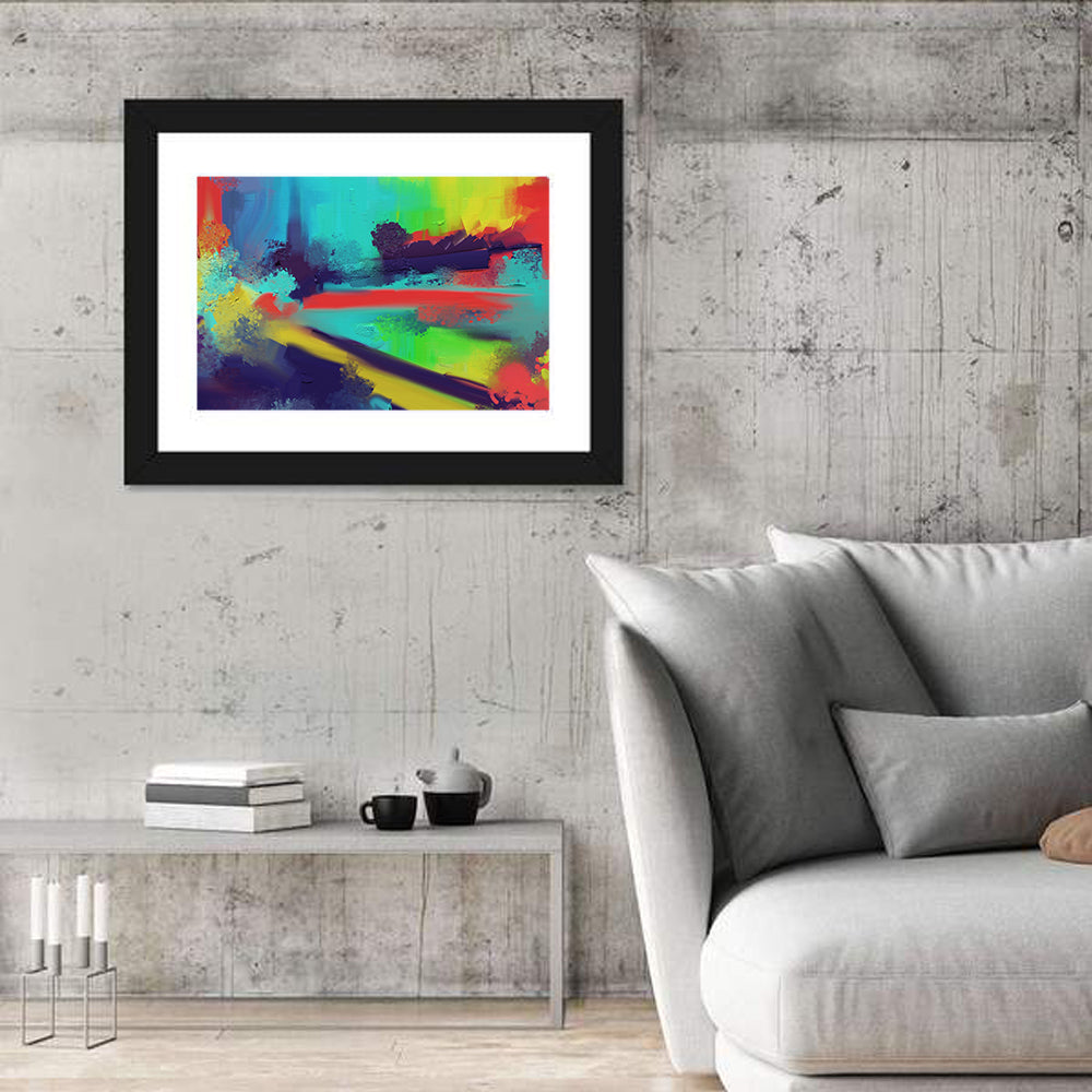 Vibrant Abstract Color Study Wall Art