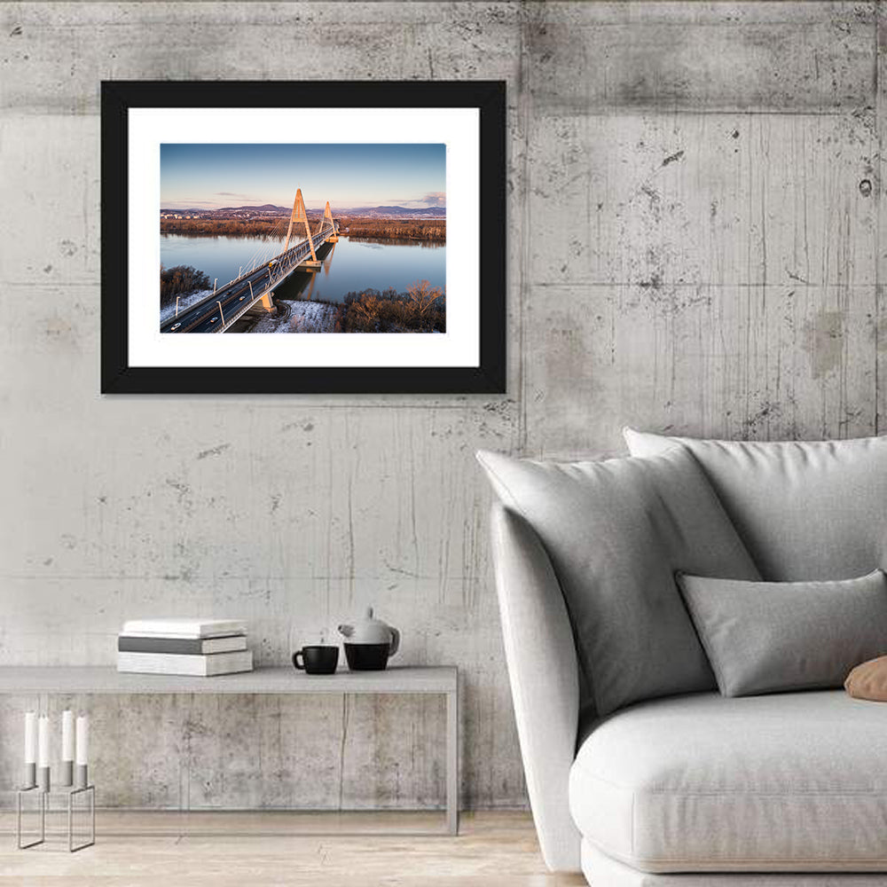 Megyeri Bridge Over the Danube Wall Art