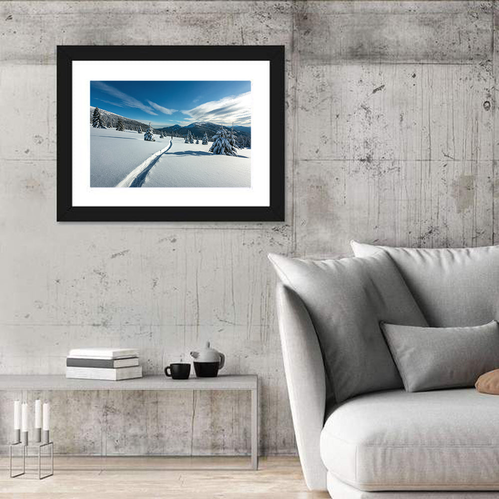 Snowy Carpathian Trail Wall Art