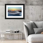 Cruise Ship at Sunset Wall Art