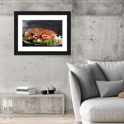 Toasted Ham and Vegetable Sandwich Wall Art