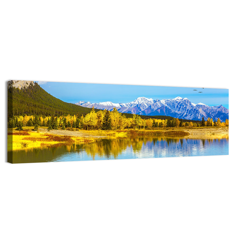 Abraham Lake Reflections Wall Art