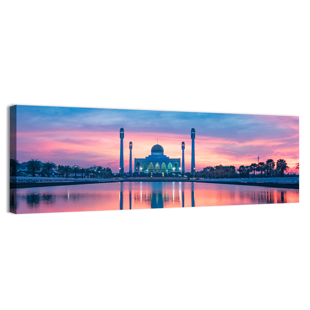 Central Mosque of Songkhla at Sunset Wall Art