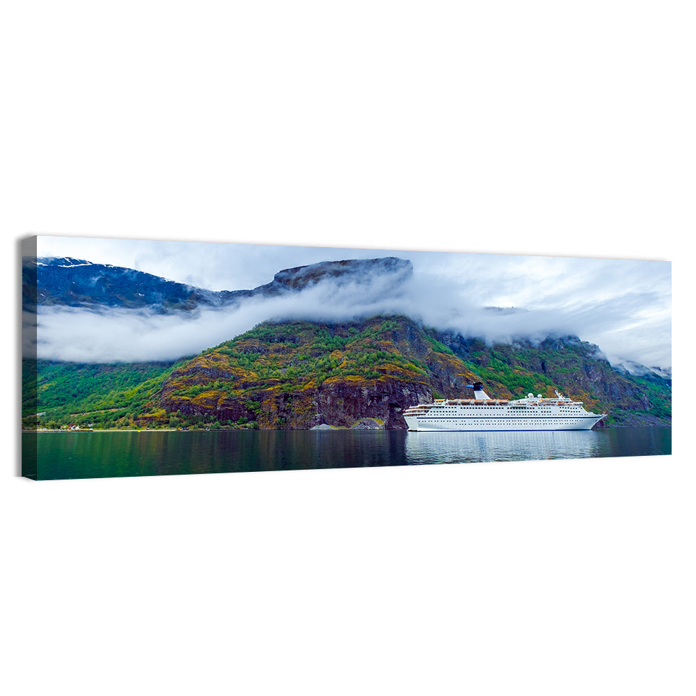 Cruise Ship on Hardanger Fjorden Wall Art