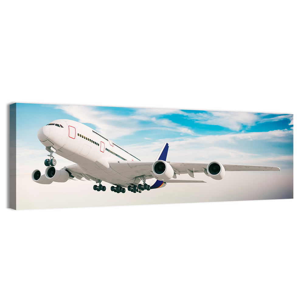 Four-engine Airliner in Flight Wall Art