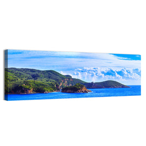 Paleokastrica Coastline In Corfu Wall Art