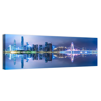 Guangzhou Skyline & Zhujiang River Wall Art