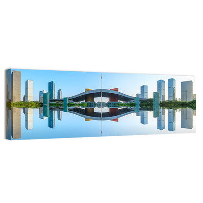 Shenzhen Civic Center at Sunrise Wall Art