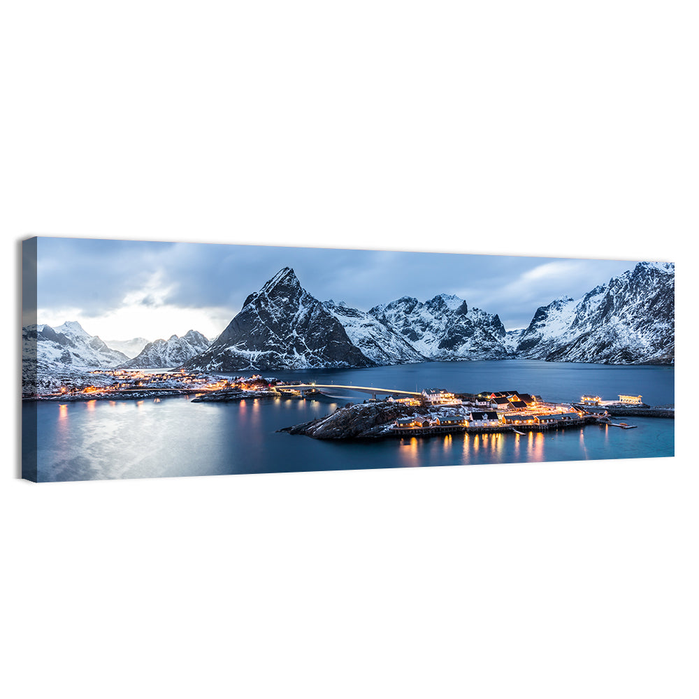 Blue Hour Over Reine, Lofoten Wall Art