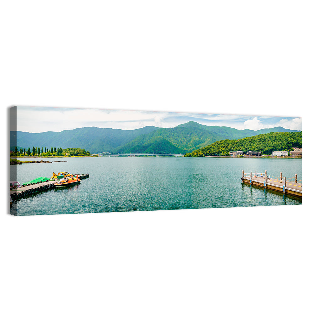 Lake Kawaguchi Mountain View Wall Art