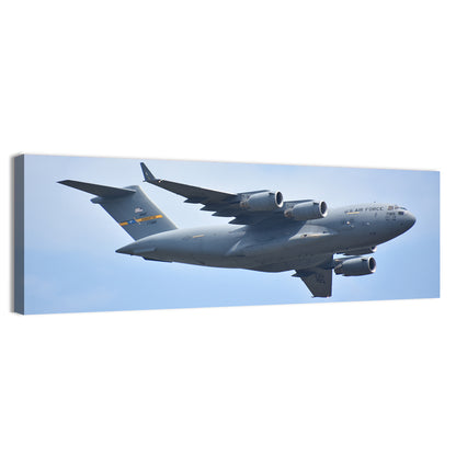 C-17 Globemaster Iii England Airshow Blue Sky Wall Art