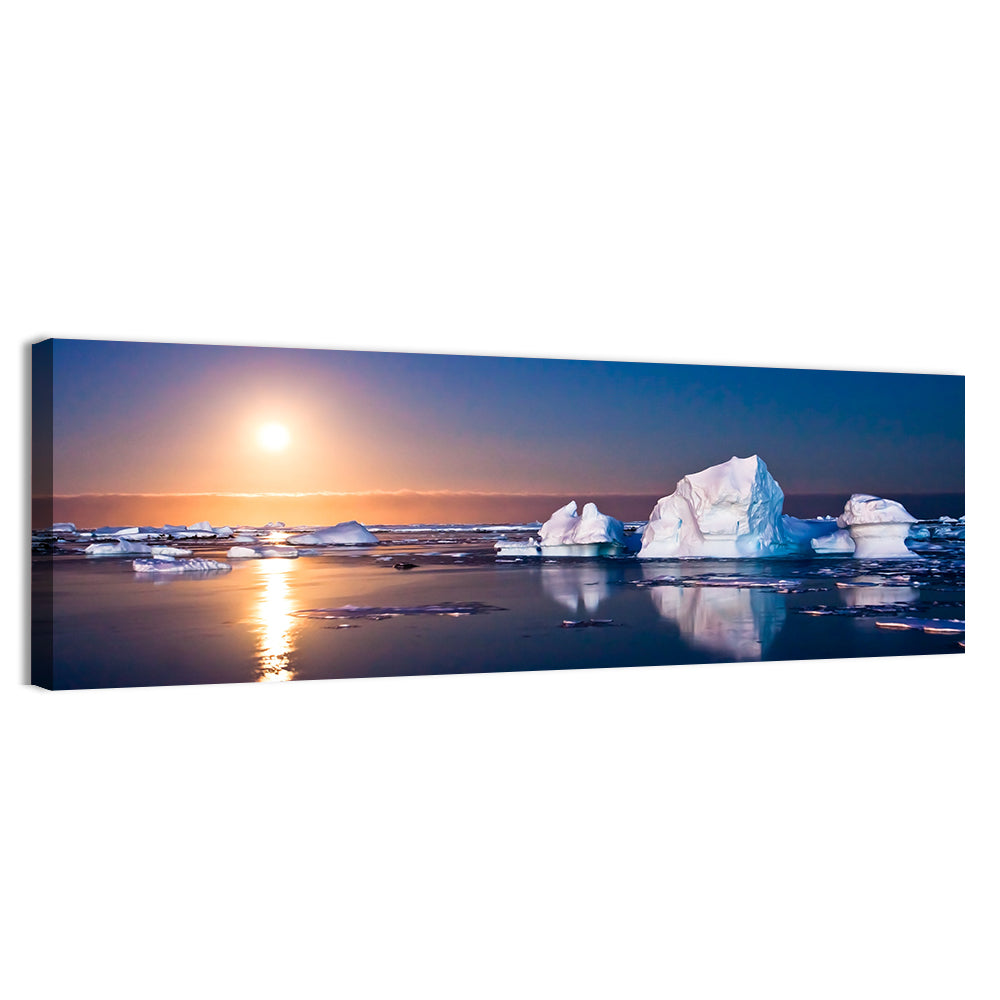 Summer Night in Antarctica Wall Art