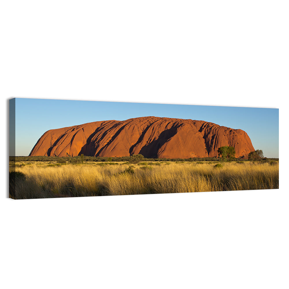 Uluru Red Rock at Golden Hour Wall Art
