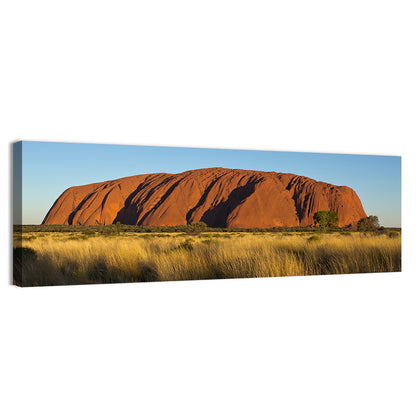 Uluru Red Rock at Golden Hour Wall Art