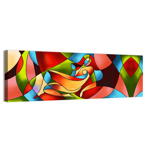 Woman Stained Glass Artwork Wall Art