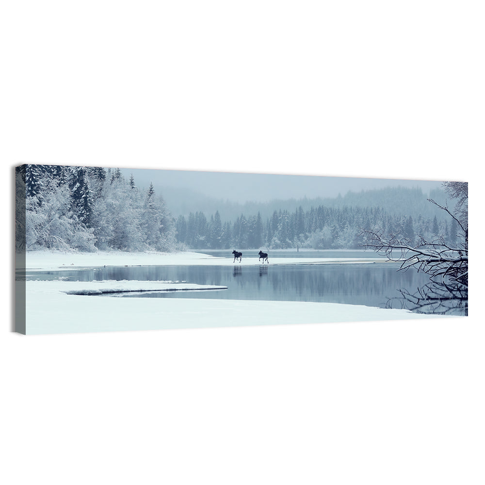 Foggy Lake Selbu Wall Art