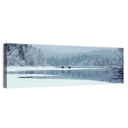 Foggy Lake Selbu Wall Art
